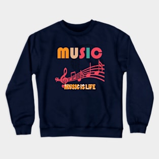 Music Crewneck Sweatshirt